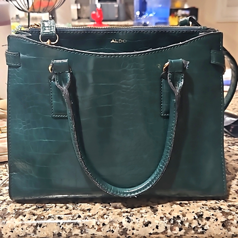 Aldo green handbag
